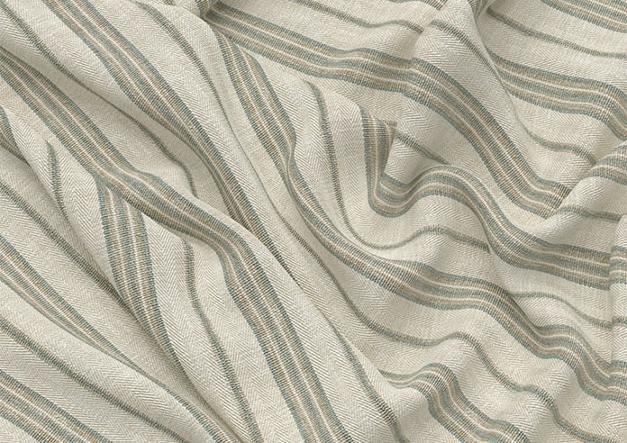 Santorini Stripe, Seaglass - Twist&Fit Roman Blind - Image 4